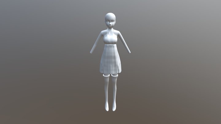 TATI PURWATI XII AM 1 KARAKTER 3D Model