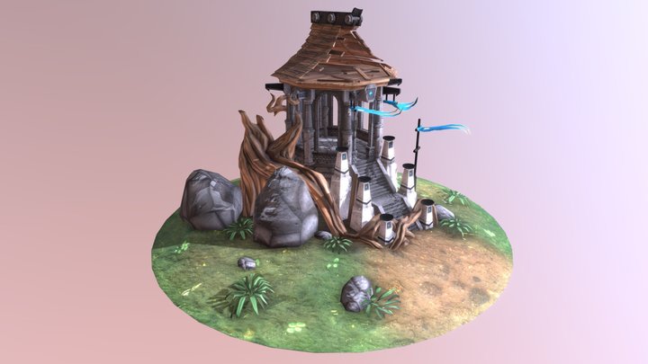 Fantasy Gazebo 3D Model