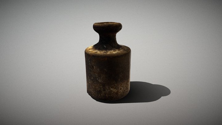 Antique Iron Weight - 3D Model 3D Model