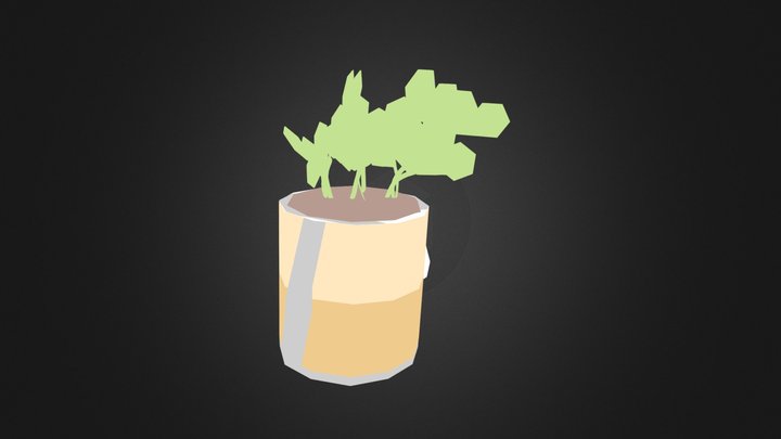 Plant in a Can 3D Model