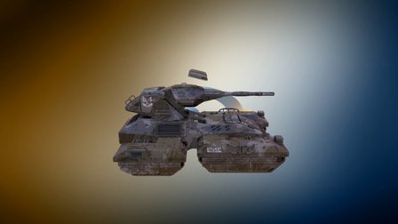 M808B Main Battle Tank (Scorpion) 3D Model