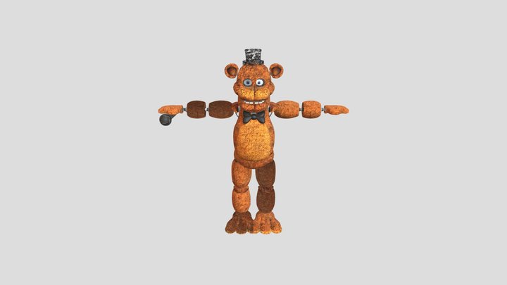 Freddy Fazbear(by HiAtom) 3D Model