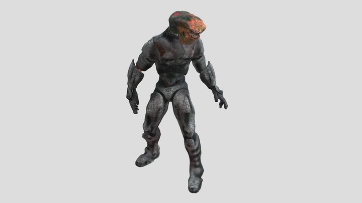 Monster Creature Mutant B 3D Model