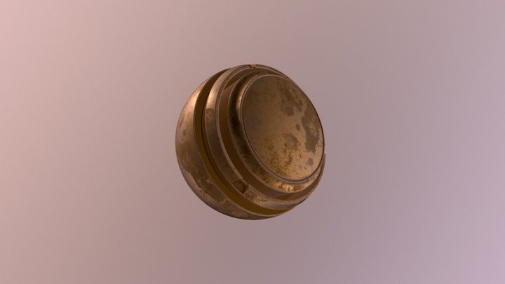 Tarnished Brass 3D Model