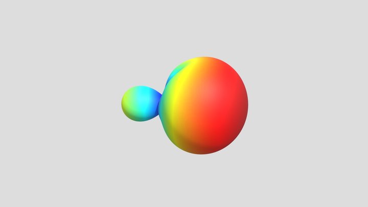 Yagi Radiation Pattern 3D Model