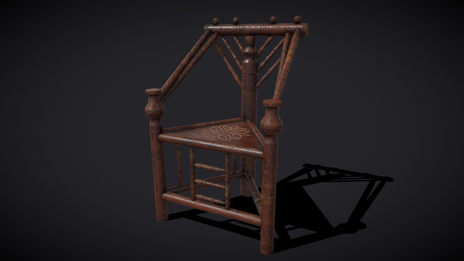 High End Elegant Medieval Chair Buy Royalty Free 3D Model By   249d400586874420a679baf4960260ef 