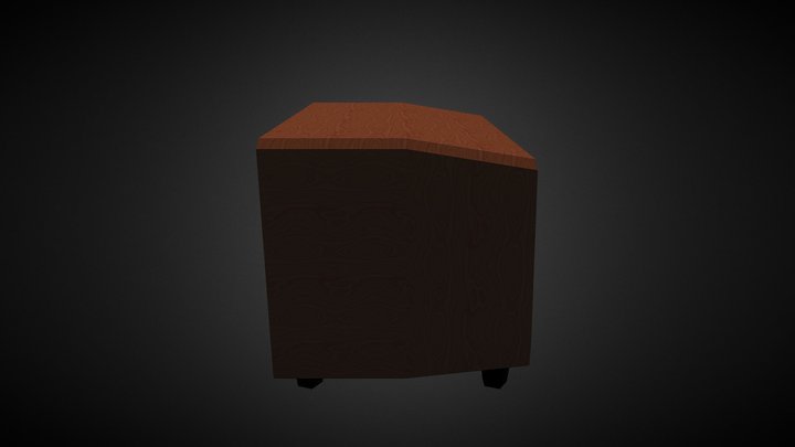 Old Box TV 3D Model