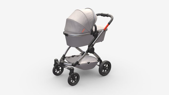 Baby stroller 05 3D Model
