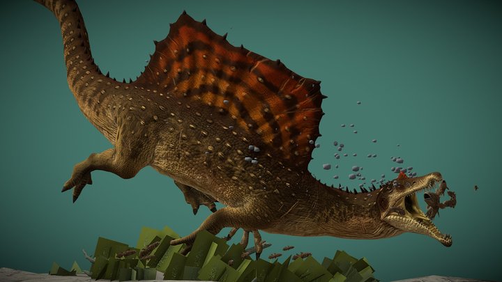 Spinosaurus aegyptiacus – Kostenloses 3D-Modell STL