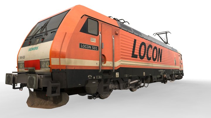Locomotive Class ES64F4 - 189 820-4 - LOCON 3D Model