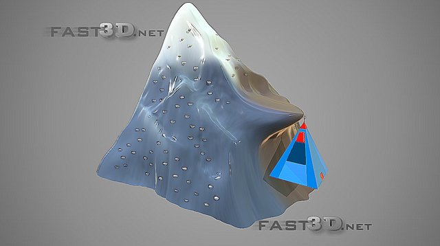 Barbie Mountain 3D Model