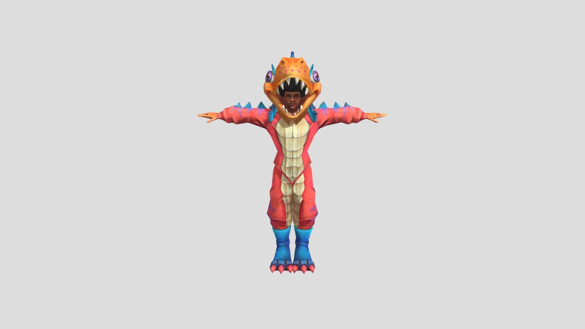 Male in Lizard Suit