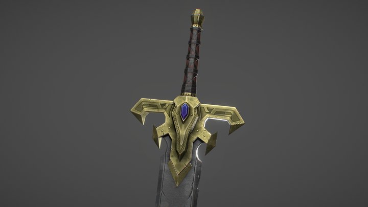 Stylised Sword 3D Model