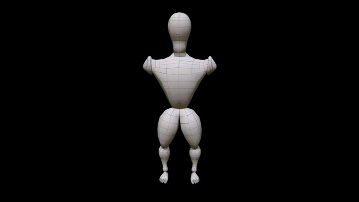 De Chirico's manequinn 3D Model