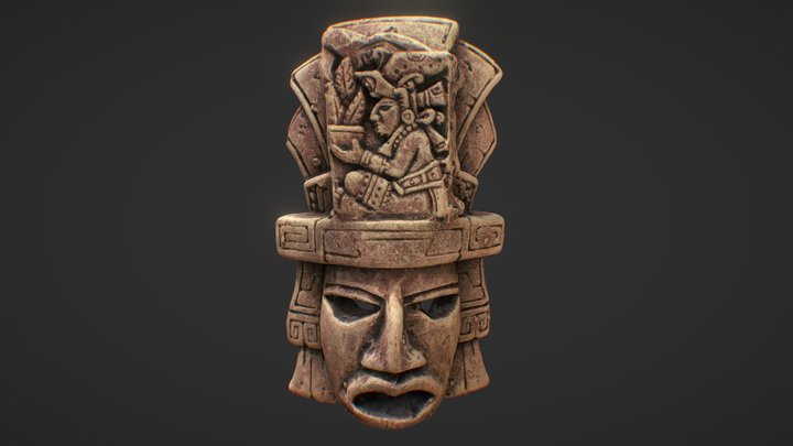 Mayan Mask 2 3D Model