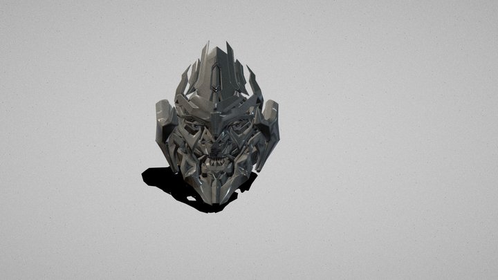 Megatron_2007_Cabeza 3D Model
