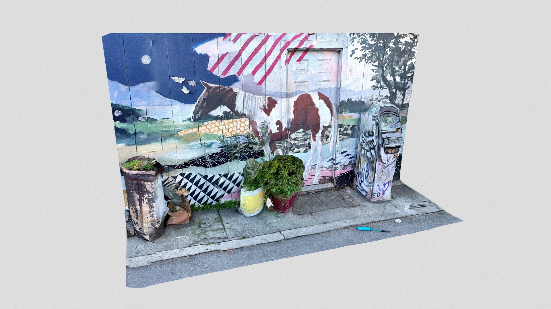 SF Street Art 15 - Dead ATM and a horse
