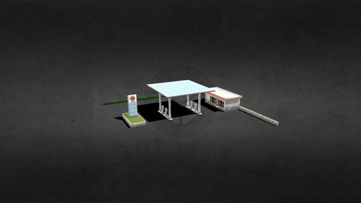 Indian_Bikes_Driving_3D_Petrol_ Pump_Model 3D Model