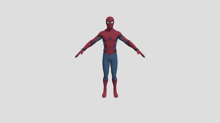 Spider-man far from home suit 3D Model