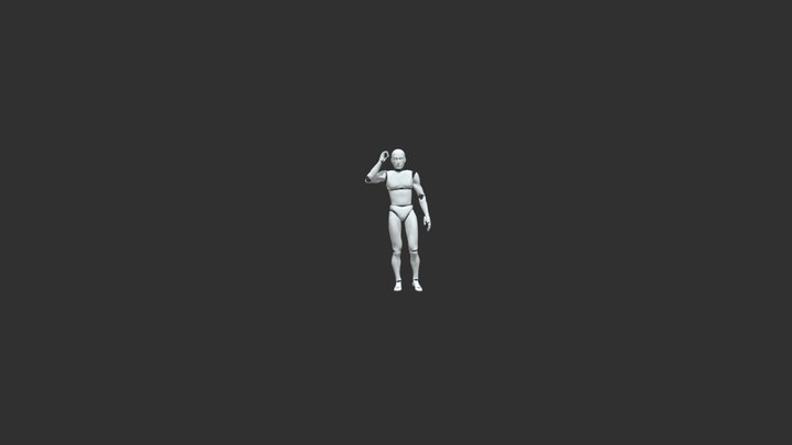 Finds Something With A Flashlight 3D Model