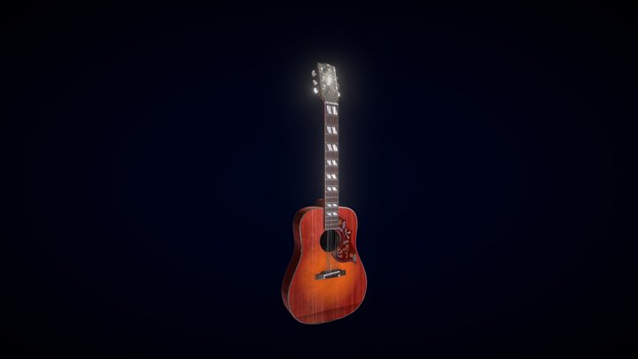 Gibson HummingBird 3D Model
