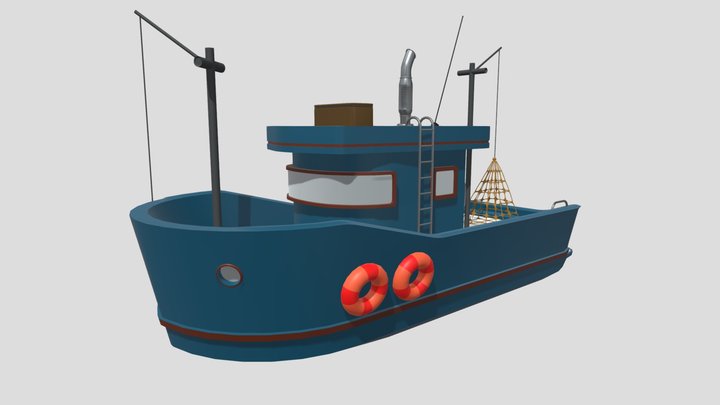 FISHING BOAT 3D Model