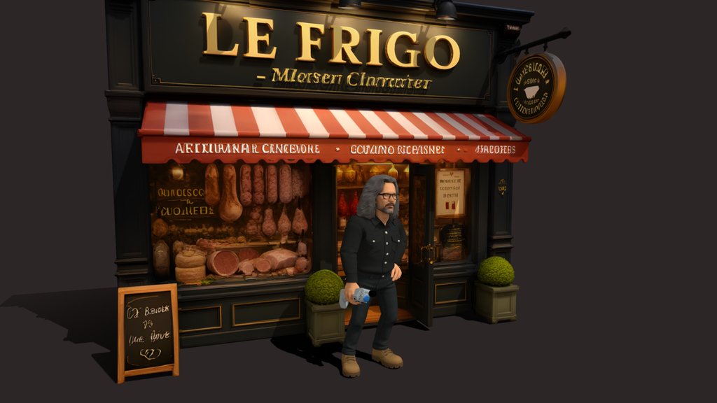 FRIGO -Omar- Butcher's Knife- Scan