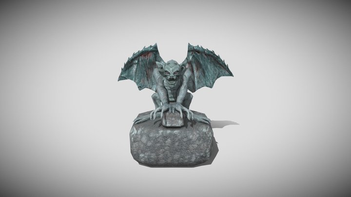 Ugly Gargoyle Model for Games 3D Model