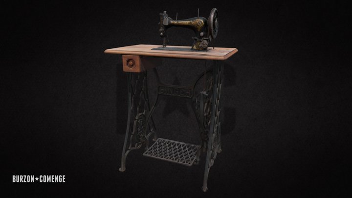 Màquina de cosir, MEMGA 3D Model