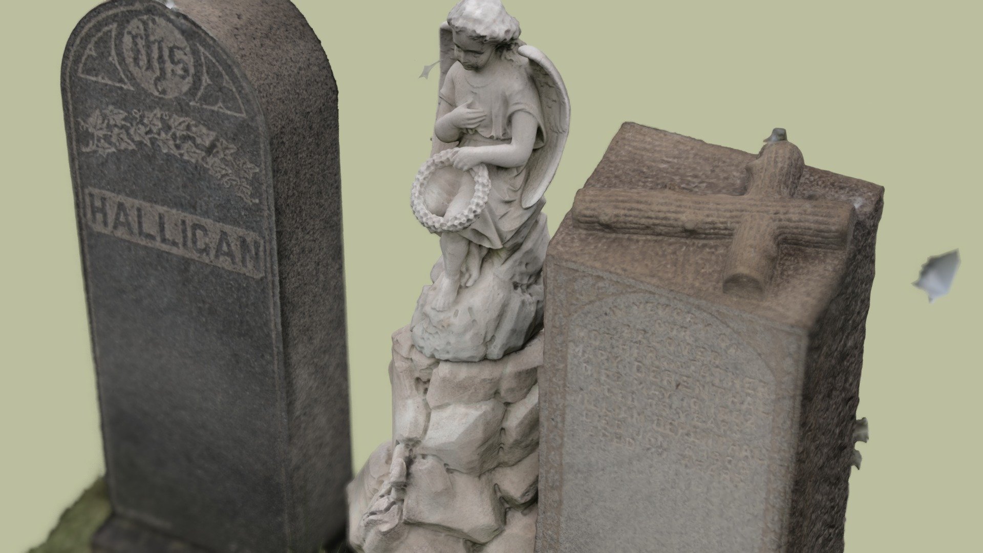 Cemetary little sculpture