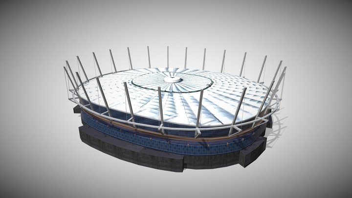 BC Place Vancouver - Low-Poly Stadium 3D Model 3D Model
