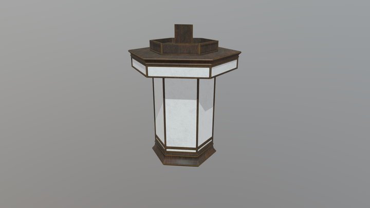 Lantern Prop Mesh 3D Model