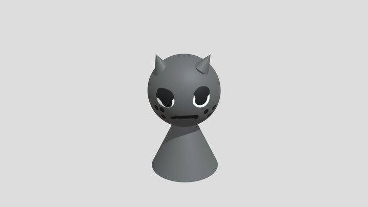 Incredibox Sprunki: Grey 3D Model
