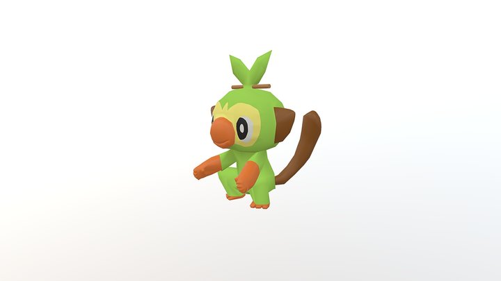 Grookey 3D Model
