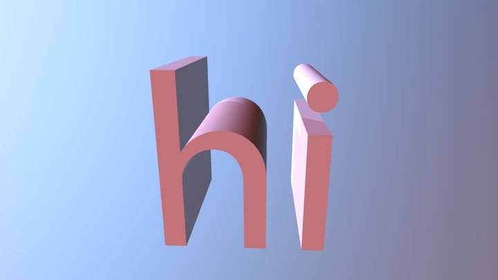 hi 3D Model