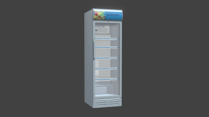 Bottle fridge 3D Model