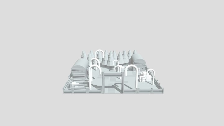 Fortnite Map Project 3D Model
