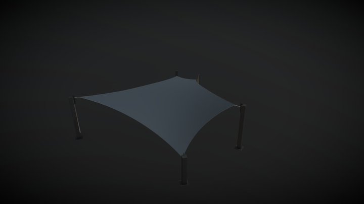 SKYSHADES™ - SkyShade - Night view 3D Model