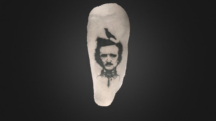 Edgar Allan Poe by Storylines 3D Model
