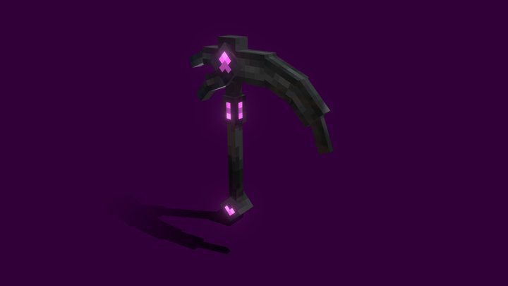 Shadow Scythe } Minecraft model 3D Model