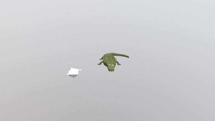 Croc 3D Model