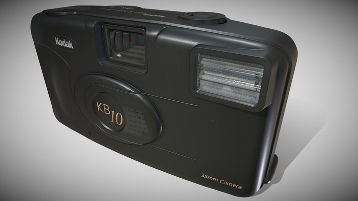 Kodak KB10 35MM Camera Game Model Unreal 3D Model