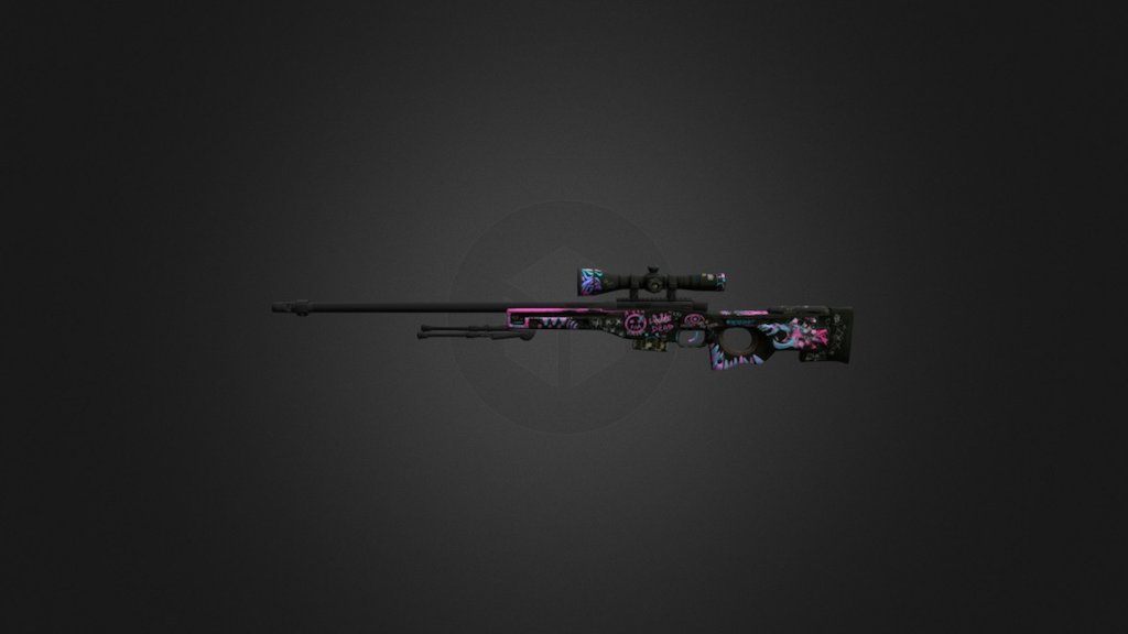 AWP | Fever Dream - 3D model by krakencommunity [2133ada] - Sketchfab