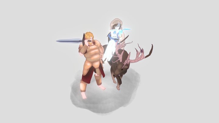 the Priestess and the Warrior – Modèle 3D gratuit STL