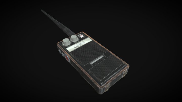 Waklie-Talkie Low Poly 3D Model