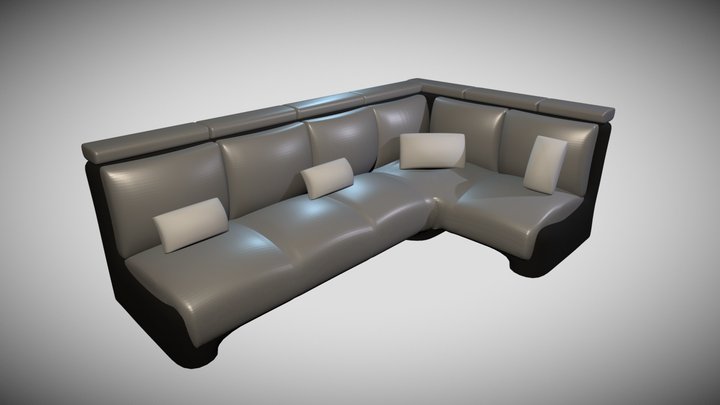 Corner Sofa 3D Model