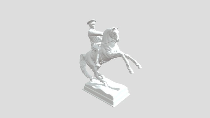 Ataturk Statue 3D Model