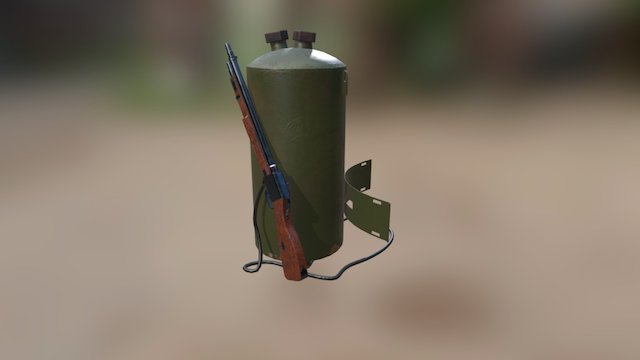 ROKS-3 Flamethrower 3D Model