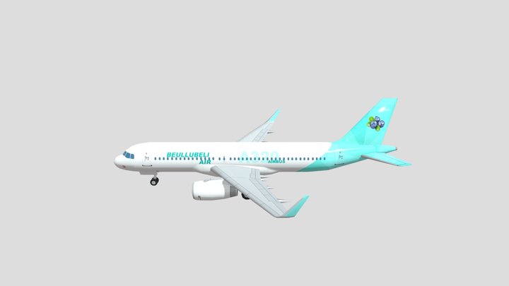 Beullubeli Air A320-200 3D Model
