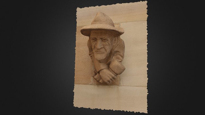 3D model of John Muller grotesque, 1981 3D Model